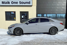 2022 Hyundai Elantra with professional window tint in North Bay